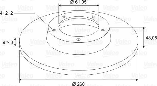 Valeo 197014 - Jarrulevy inparts.fi