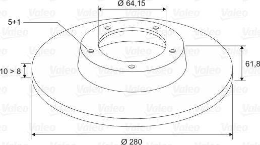 Valeo 197016 - Jarrulevy inparts.fi