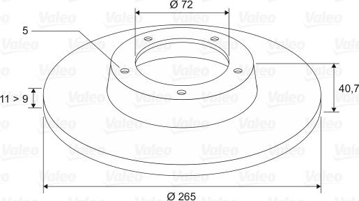 Valeo 197021 - Jarrulevy inparts.fi