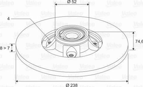 Valeo 197118 - Jarrulevy inparts.fi