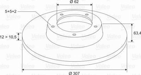 Valeo 197340 - Jarrulevy inparts.fi