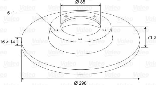 Valeo 197322 - Jarrulevy inparts.fi