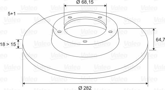 Valeo 197218 - Jarrulevy inparts.fi