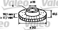 Valeo 186441 - Jarrulevy inparts.fi