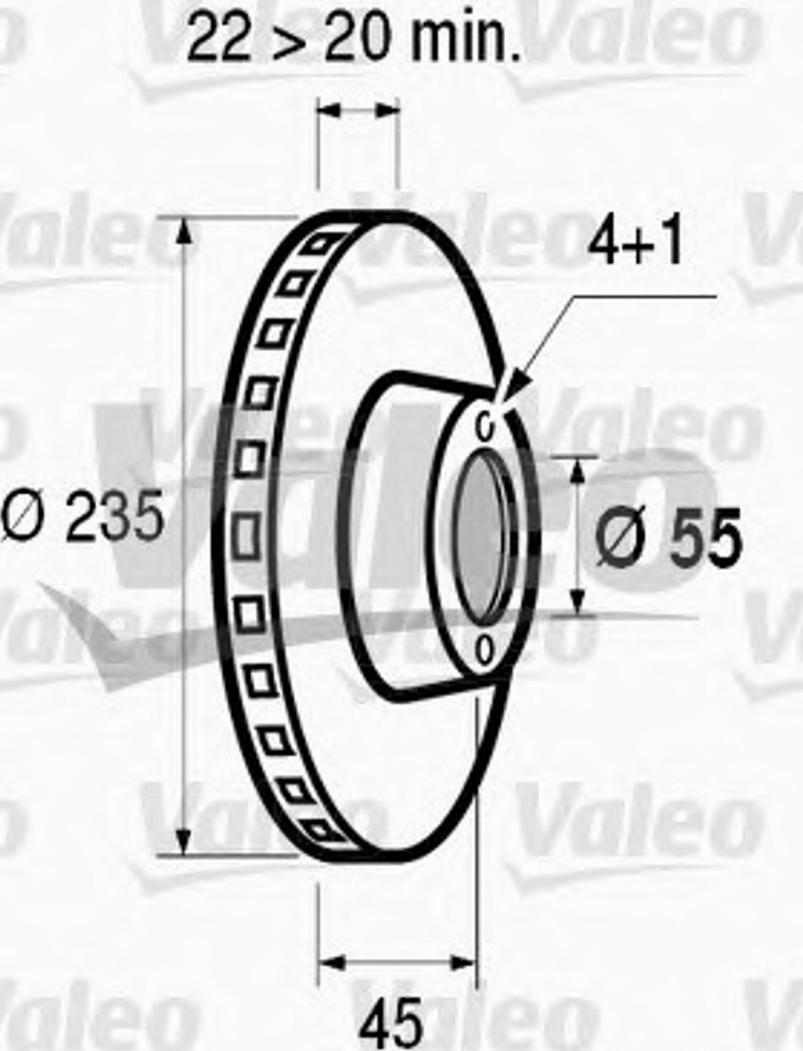 Valeo 186448 - Jarrulevy inparts.fi