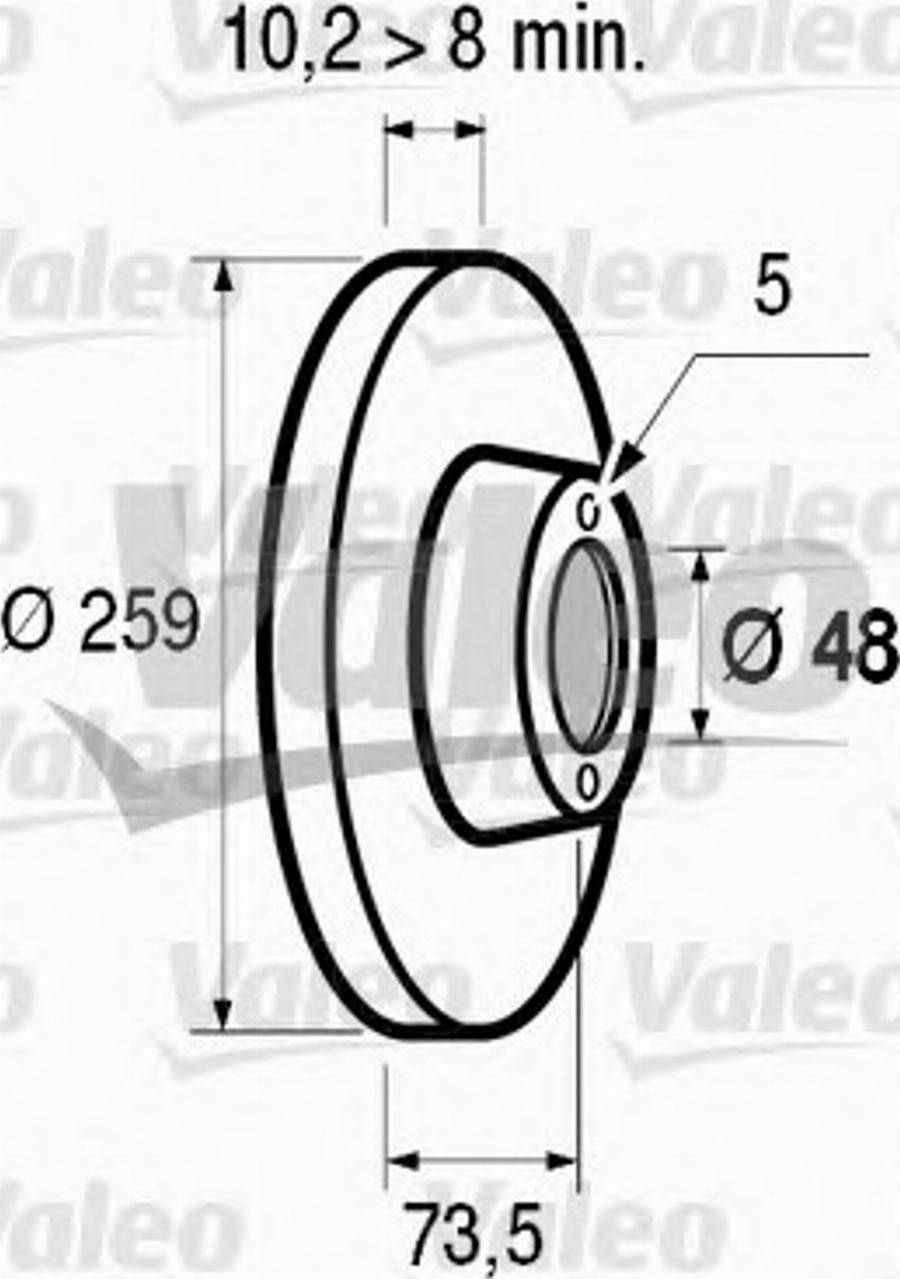 Valeo 186456 - Jarrulevy inparts.fi