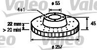 Valeo 186451 - Jarrulevy inparts.fi