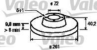 Valeo 186458 - Jarrulevy inparts.fi