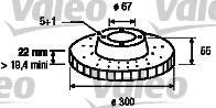 Valeo 186465 - Jarrulevy inparts.fi