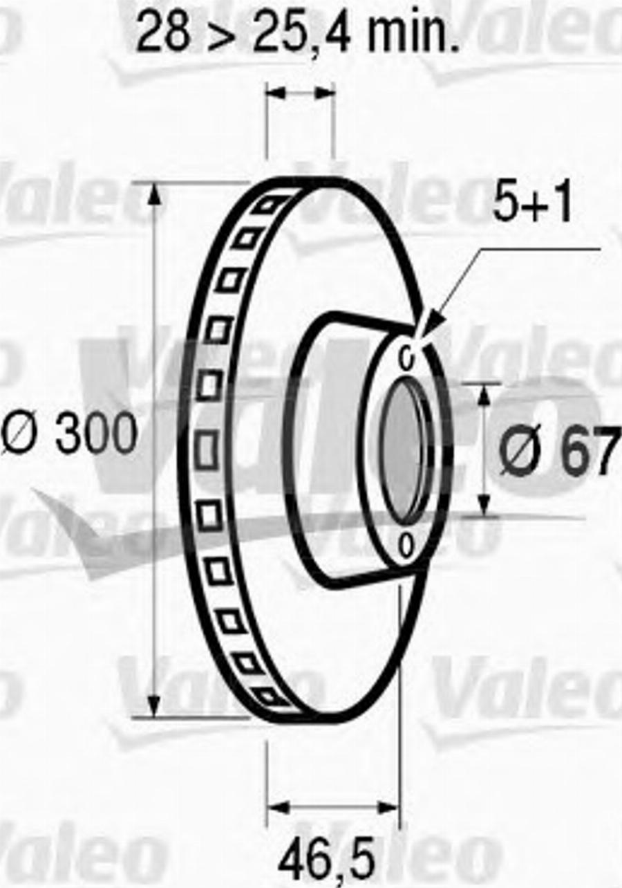 Valeo 186468 - Jarrulevy inparts.fi