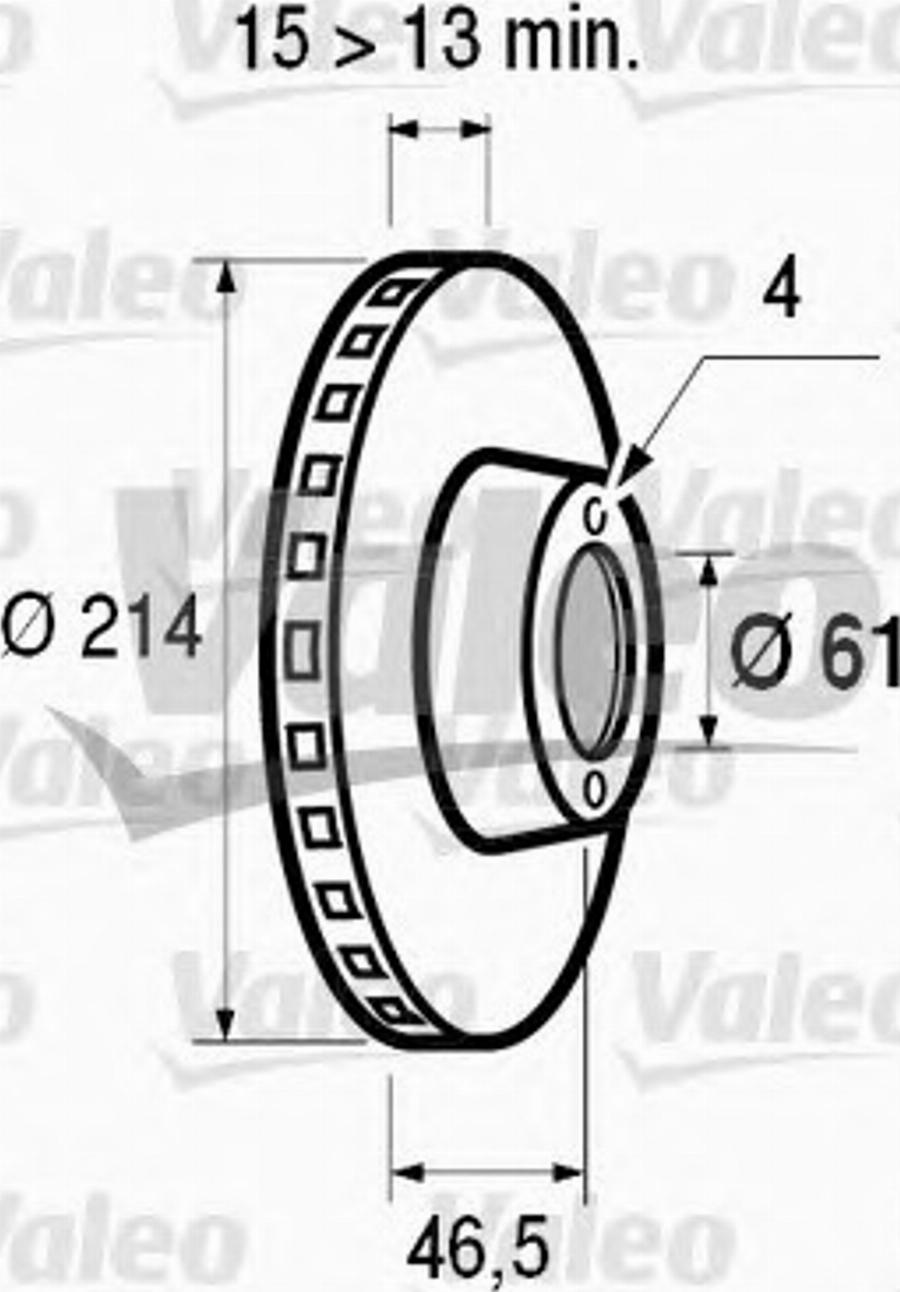 Valeo 186486 - Jarrulevy inparts.fi