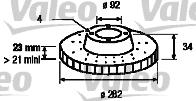 Valeo 186439 - Jarrulevy inparts.fi