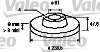 Valeo 186432 - Jarrulevy inparts.fi