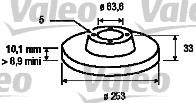 Valeo 186424 - Jarrulevy inparts.fi