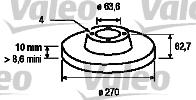 Valeo 186428 - Jarrulevy inparts.fi