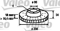 Valeo 186476 - Jarrulevy inparts.fi