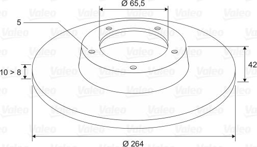 Valeo 186593 - Jarrulevy inparts.fi