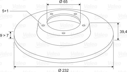 Valeo 186597 - Jarrulevy inparts.fi