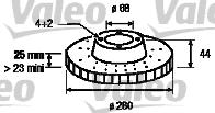 Valeo 186500 - Jarrulevy inparts.fi