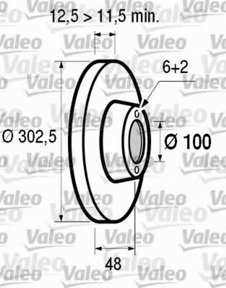 Valeo 186507 - Jarrulevy inparts.fi