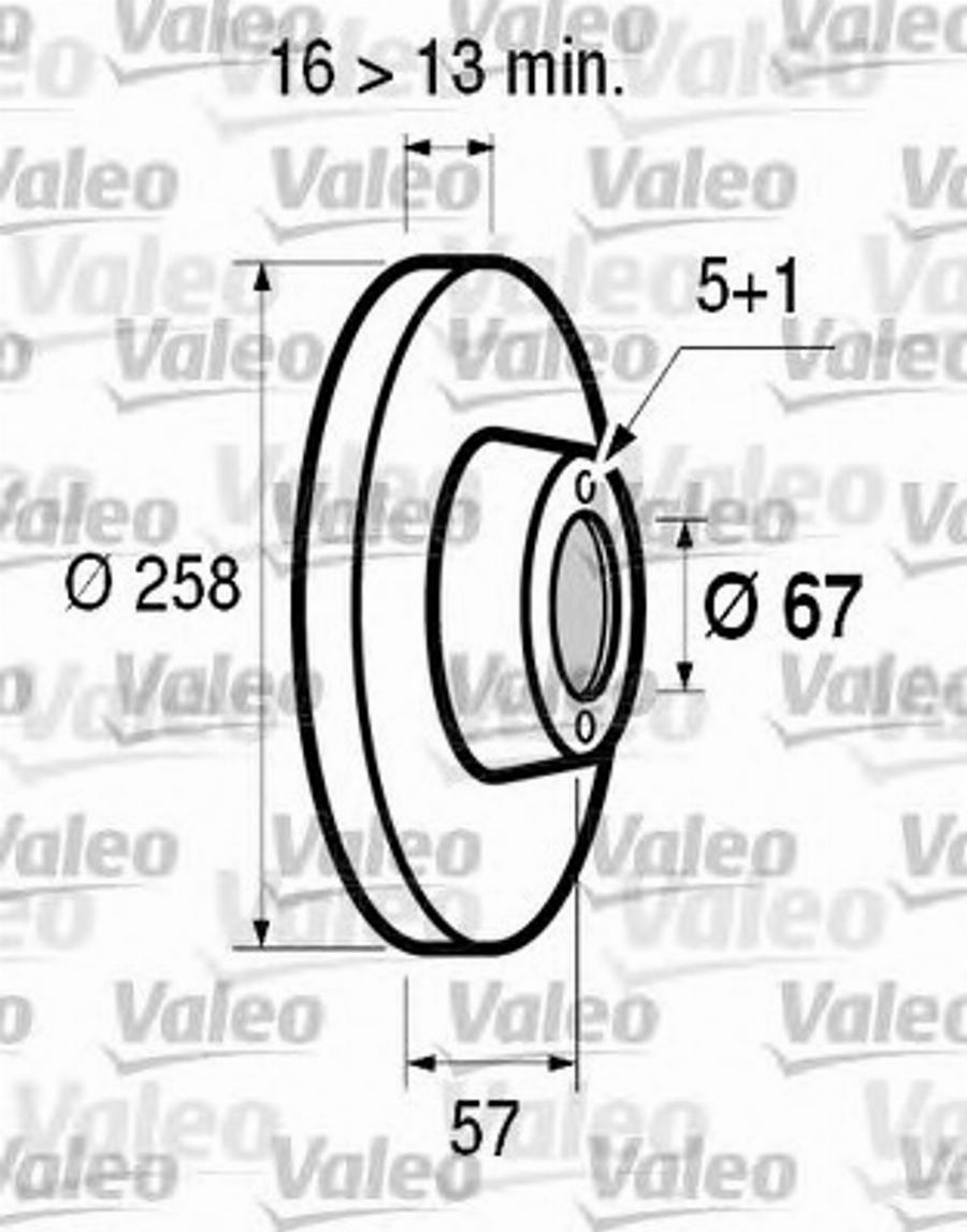 Valeo 186 518 - Jarrulevy inparts.fi