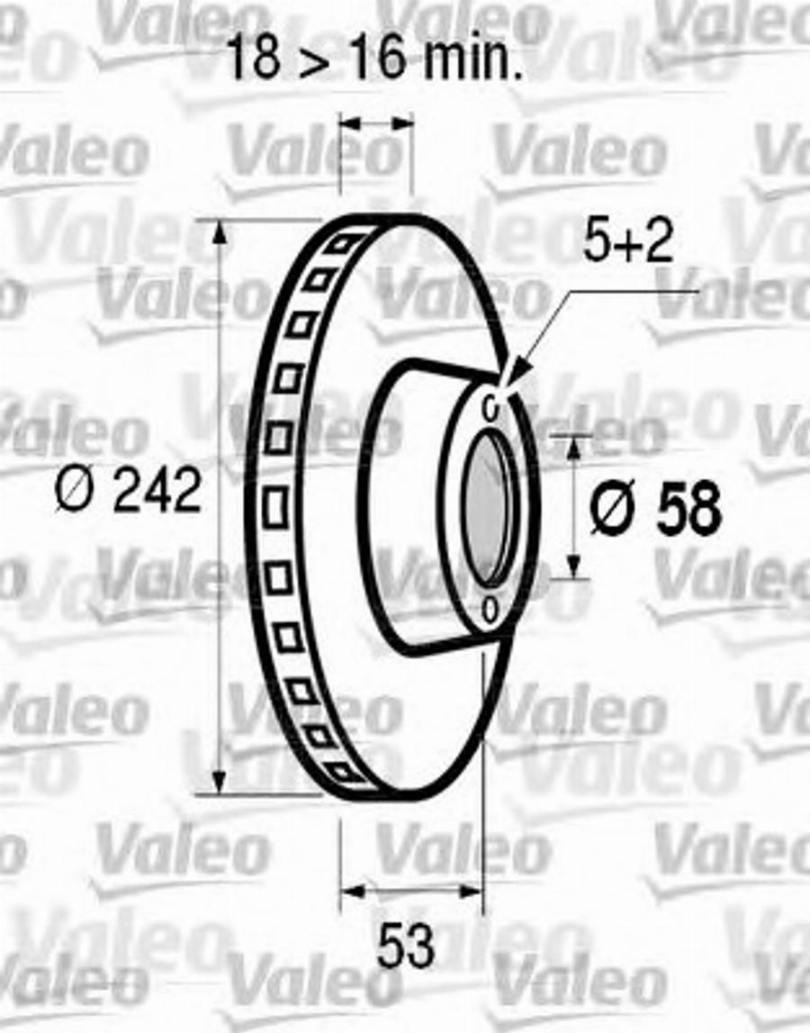 Valeo 186531 - Jarrulevy inparts.fi