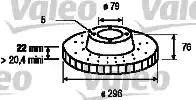 Valeo 186697 - Jarrulevy inparts.fi