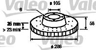 Valeo 186645 - Jarrulevy inparts.fi