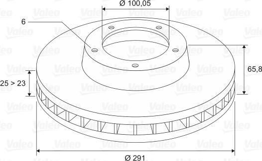 Valeo 186640 - Jarrulevy inparts.fi