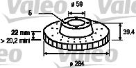 Valeo 186643 - Jarrulevy inparts.fi