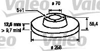 Valeo 186192 - Jarrulevy inparts.fi