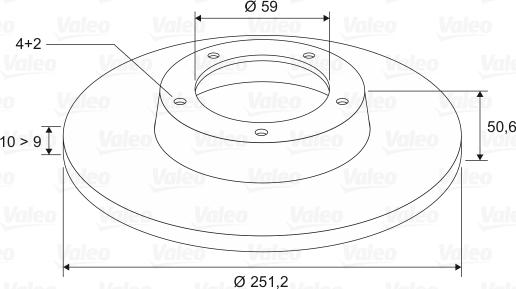 Valeo 186146 - Jarrulevy inparts.fi