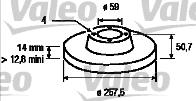 Valeo 186147 - Jarrulevy inparts.fi