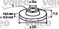 Valeo 186169 - Jarrulevy inparts.fi