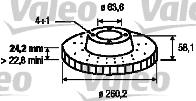 Valeo 186166 - Jarrulevy inparts.fi