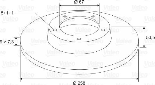 Valeo 186184 - Jarrulevy inparts.fi