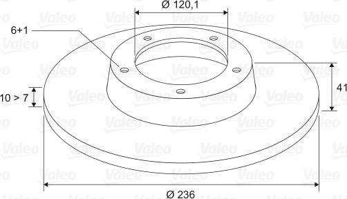 Valeo 186186 - Jarrulevy inparts.fi