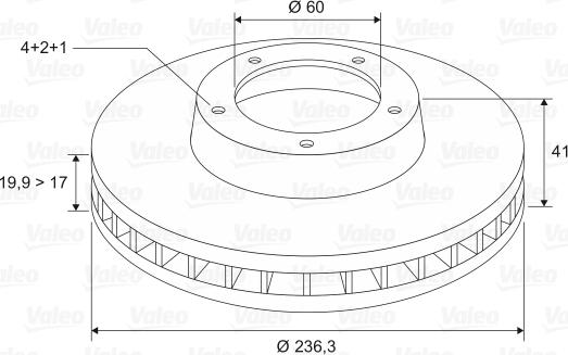 Valeo 186188 - Jarrulevy inparts.fi