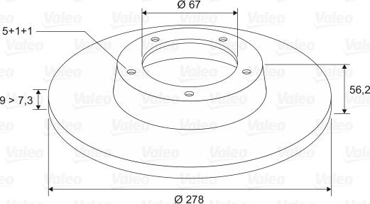 Valeo 186183 - Jarrulevy inparts.fi