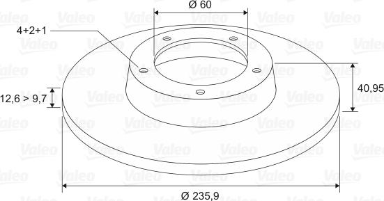 Valeo 186187 - Jarrulevy inparts.fi