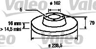 Valeo 186178 - Jarrulevy inparts.fi