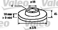 Valeo 186845 - Jarrulevy inparts.fi