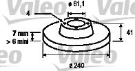 Valeo 186846 - Jarrulevy inparts.fi