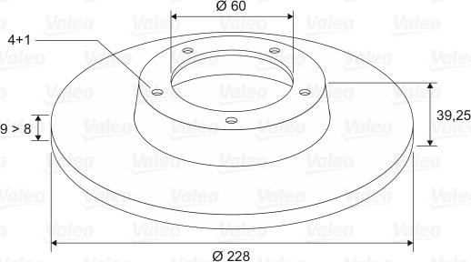 Valeo 186311 - Jarrulevy inparts.fi