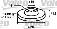 Valeo 186299 - Jarrulevy inparts.fi