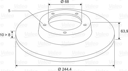 Valeo 186294 - Jarrulevy inparts.fi