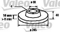 Valeo 186292 - Jarrulevy inparts.fi