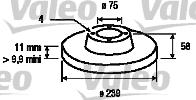 Valeo 186240 - Jarrulevy inparts.fi