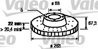 Valeo 186255 - Jarrulevy inparts.fi