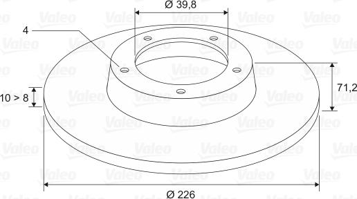 Valeo 186288 - Jarrulevy inparts.fi